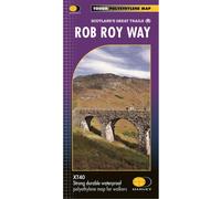 HARVEY Maps Rob Roy Way Trail Map -