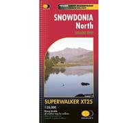 HARVEY Maps Snowdonia North Superwalker Map -