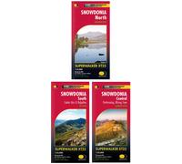 HARVEY Maps Snowdonia Superwalker Map Set -
