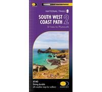 HARVEY Maps South West Coast Path 2 Trail Map -