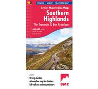 HARVEY Maps Southern Highlands British Mountain Map -