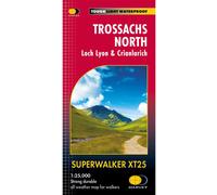 HARVEY Maps Trossachs North Superwalker Map -