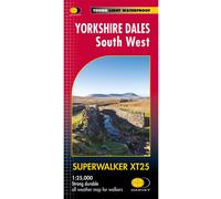 HARVEY Maps Yorkshire Dales South West Superwalker Map -