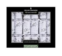 Harvey & Mason 6 Winter Birds Christmas Crackers Deluxe White Mistletoe Robin Xmas Party Celebration