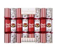 RSW International LTD Jingle Bell Christmas Crackers Pack of 8, Size 12 Inch | Charlies