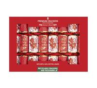 RSW International LTD Premium Red Poinsettia Christmas Crackers, Size 8 Pack | Charlies