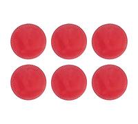 Harvey & Mason Set Of 6 Round Red Christmas Placemats For Any Dining Table Art Deco Luxury Tableware