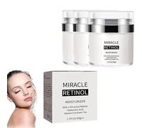 Harvey Ross Miracle Retinol Cream, Miracle Retinol Moisturizer 1.7oz 50g, Reduces Fine Lines and Wrinkles, Firms Skin, Harvey Ross Anti-wrinkle Face Cream for All Skin Types (3pcs)