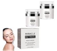 Harvey Ross Miracle Retinol Cream, Miracle Retinol Moisturizer 1.7oz 50g, Reduces Fine Lines and Wrinkles, Firms Skin, Harvey Ross Anti-wrinkle Face Cream for All Skin Types (2pcs)