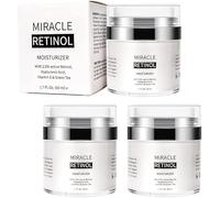 Harvey Ross Miracle Retinol,Miracle Retinol Moisturizer,Harvey Ross Anti-wrinkle Face Cream,Miracles Retinol Face Cream,Reduces Wrinkles and Firms Skin (3 pcs)