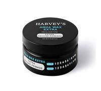 Harvey’s Aqua Wax Extra Strong Hold 100g - High Shine Finish - Water Based Hair Wax for Men - Long Lasting Control