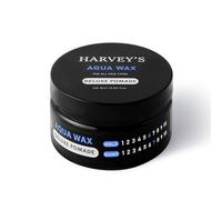 Harvey’s Aqua Wax Strong Hold 100g - High Shine Finish - Water Based Hair Wax for Men - Long Lasting Control