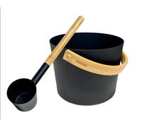 Harvia Sauna Bucket Black - Practical, Durable Addition For Home And Shared Sauna Sessions, Harvia Sauna Range