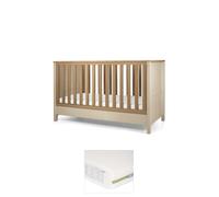 Harwell Cotbed & Premium Pocket Spring Mattress Bundle - Cashmere Cashmere