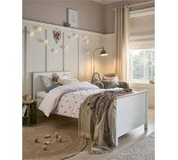 Harwell Single Bed - White White/Natural
