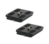 Harwerrel 50mm Quick Release Plate Fits Arca-Swiss Standard for Camera Tripod Ballhead (Pack of 2)