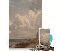 Harwich︰ The Low Lighthouse And Beacon Hill 1000 Pieces Jigsaws Adults Puzzles Gifts DIY Play Rich Detail Hard Challenge Xmas Fun Gift (38x26cm)
