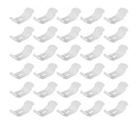 HARY 20PCS Blind Brackets, Vertical Blind Top Fix Brackets, White Window Blinds Accessories, Adjustable Mounting Hardware, for Headrail Track Easy Installation Secure Support, for Home and Office