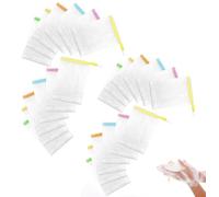 HARY 24PCS Assorted Colors Soap Bags for Shower, Handmade Bubble Mesh Soap Bag, 9 x 15 CM Soap Net with Drawstring, for Foaming and Drying, Body Facial Cleaning Tool for Bath & Shower