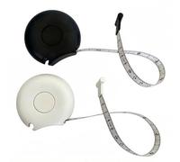HARY 2PCS Cute Snail Retractable Measuring Tape, 7x6.5cm Mini Body Tape Measure Soft Ruler, Dual-Sided cm and inch for Waist Measuring Tape Cloth Sewing, Portable Small Tape Measure for Fitness Weight