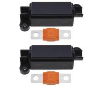 HARY 2PCS Midi Fuse Holders & 2PCS 30Amp-300Amp Fuses for Cars, 32V Trucks, Construction Vehicles, Agricultural Machinery, Buses, Caravans - Mega Fuse Replacement