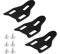 HARY 3PCS Cleat Spacer Set for Shimano SPD-SL & LOOK KEO Cleats - 1mm×1 & 2mm×2 Stackable Pedal Spacers with M5 Screws (10mm & 13.5mm) - Bicycle Cleat Adapter for Road Bike Shoes