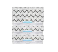 HARY For Shark VacMop Pads Reusable Replacement Pads, With Dirt Chamber, Microfiber Mop Refill, Compatible With Shark VM200 VM205 VM250 VM252 For Hard Floor Cleaning (Grey)
