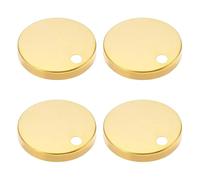 HARY Gold Toilet Seat Hinges 4Pcs Quick Release Fixings 60Mm Universal Toilet Seat Hinge Covers