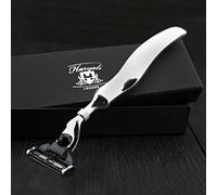Haryali London, 3 Edge Cartridge Shaving Razors, Precision Razor Compatible with All Triple Edge Refills - Smooth Shaving Manual Razor for Beard and Moustache