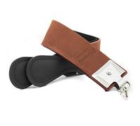 Haryali London Brown Genuine Leather Sharpening Strop Belt Sharpener for Stropping Barber Straight Razors