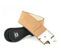 Haryali London Leather Strop, Brown - Double-Sided Knife Sharpener with Hook Ends - Cowhide Sharpening Strop for All Blades and Knives - 52 cm x 7 cm