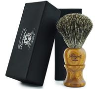 Haryali London Shaving Brush - Super Badger Shaving Brush - Wooden Shaving Brush Handle - Badger Hair Shaving Brush - Eco-friendly Shaving Brush - A Perfect Match to your Shaving Kit