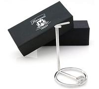 Haryali London Razor Stand - Anti-Rustic Chrome Finish Razor Holder - Zero Waste Shaving Tool Holder