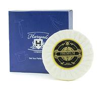 Haryali London, Shaving Soap for Men - Traditional Wet Shaving Soap Refill Bar - Creamy Lather Shave Soap - Suitable for All Skin Types - Sandalwood Fragrance 100g
