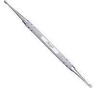 Haryali London, Stainless Steel Nail Cleaner Tool - Double-Sided Under Nail Cleaner with Easy Grip Handle - Metallic Finish Nail Tool for Manicure & Pedicure - Nail Cleaning Accessory for Men & Women