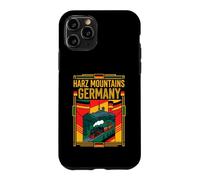 Harz Mountains Germany Flag Vintage Railway Travel Art Case for iPhone 11 Pro