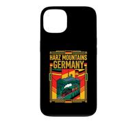 Harz Mountains Germany Flag Vintage Railway Travel Art Case for iPhone 13