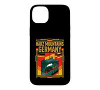 Harz Mountains Germany Flag Vintage Railway Travel Art Case for iPhone 14 Plus