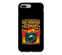 Harz Mountains Germany Flag Vintage Railway Travel Art Case for iPhone 7 Plus/8 Plus
