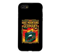 Harz Mountains Germany Flag Vintage Railway Travel Art Case for iPhone SE (2020) / 7/8