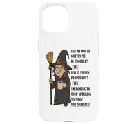 Has my mouth gotten me in trouble yes witch Case for iPhone 15
