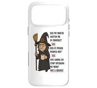 Has my mouth gotten me in trouble yes witch Case for iPhone 17 Pro Max
