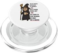 Has my mouth gotten me in trouble yes witch PopSockets PopGrip for MagSafe
