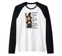 Has My Mouth Gotten me in Trouble yes Witch Raglan Baseball Tee