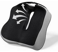 HASA zone Memory Foam Seat Cushion with Strap - Non-Slip & Supportive for All-Day Comfort - Office Chair, Car & Home Use for Drivers and Pregnancy