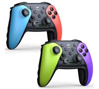 HASACOOL 2pcs Wireless Switch Controllers for Nintendo Switch/Switch 2/Lite/OLED, Pro Controller with Turbo, Programmable Back Buttons, Vibration, 6-Axis Gyro, 1000mAh Battery for iOS/Android/PC