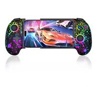 HASACOOL Phone Controller for Android/iPhone,Mobile Gaming Controller with Hall Effect & RGB Lights,Wireless Game Controller for Xbox Cloud/Steam Link/GeForce Now/MFi Apple Arcade-Call of Duty,Roblox