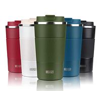HASAGEI Travel Mug, Insulated Coffee Cup with Leakproof Lid - Vacuum Insulation Stainless Steel for Hot and Cold Water Coffee and Tea 510ml/380ml (Army Green, 380ml)