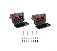 Hasaller 175A 600V Car Battery Quick Connect Disconnect Winch Connector Cable Kit for Trucks Boats RVs ATVs UTVs with Copper Silver Plated Terminals Flame Retardant PC Housing High