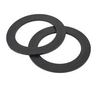 Hasaller 2pcs Flat Strainer Rubber Washer Replacement for Intex 10255, Seal Gasket for Pool Filter Pump Chlorinator with Large Inlet Outlet Holes, Swimming Pool Equipment Parts A